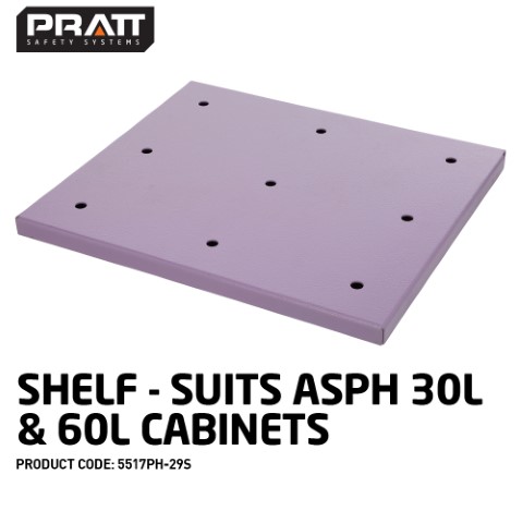 PRATT SHELF CABINET FOR CORROSIVE GOODS INTERIOR 420 X 370MM